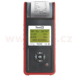 Tester bateriíí, napětí, proud, dobíjení, 12/24 V, 30 - 220 Ah, s tiskárnou START/STOP GYS PBT600