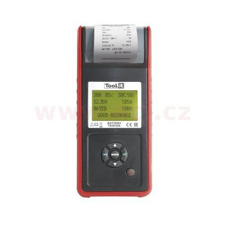 Tester bateriíí, napětí, proud, dobíjení, 12/24 V, 30 - 220 Ah, s tiskárnou START/STOP GYS PBT600