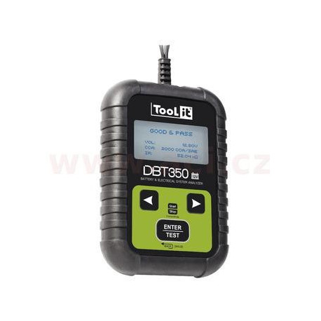 Tester baterií, napětí, proud, dobíjení, 12 V, 7 - 230 Ah,  DBT350 START/STOP