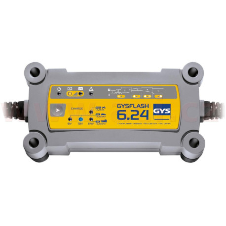 Nabíječka GYSFLASH 6.24, 6/12/24 V, 15-170 Ah, 6/12 V 6 A, 24 V 4A