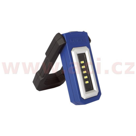 Pracovní svítilna LED výklopná, nabíjecí, s magnetem a uchem pro zavěšení KUNZER