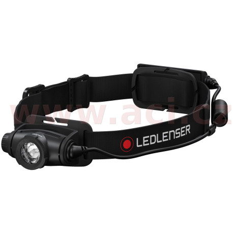 LED LENSER H5R CORE - svítilna se superledkou, čelovka dobíjecí, dosvit 200 m, záruka 7 let