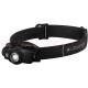 LED LENSER MH4 - outdoorová dobíjecí čelovka černo-černá, dosvit 180 m, záruka 7 let