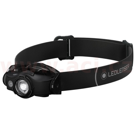 LED LENSER MH4 - outdoorová dobíjecí čelovka černo-černá, dosvit 180 m, záruka 7 let