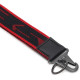 Klíčenka KEY HOLDER SHORT, SPIDI (černá/červená)