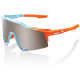 Sluneční brýle SPEEDCRAFT Soft Tact Two Tone, 100% (HIPER stříbrné sklo)