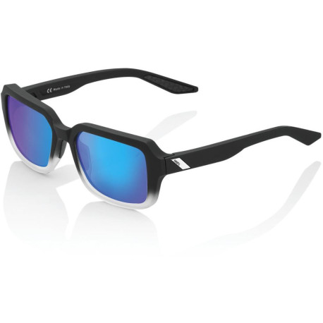Sluneční brýle RIDELEY Soft Tact Fade Black, 100% (modré chrom sklo)