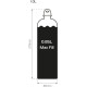 Lahev na palivo FUEL FLASK, OXFORD (černá, objem 1 l)
