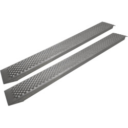 Nájezdová rampa hliníková HD - dlouhá, Q-TECH (1 pár)