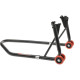Stojan na motocykl přední / zadní, Q-TECH (černý)