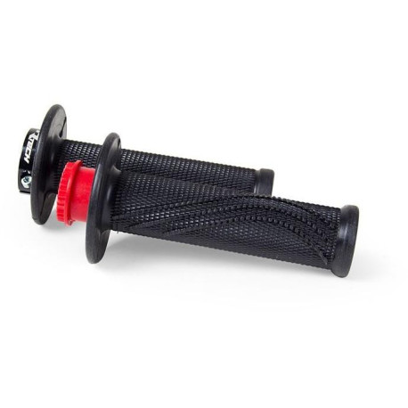 Gripy lock-on R20 Wave, RTECH (černé, 1 pár)