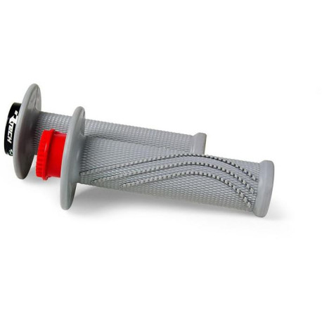 Gripy lock-on R20 Wave, RTECH (šedé, 1 pár)