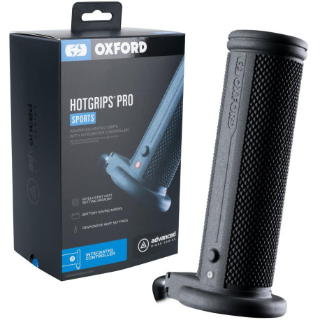 Gripy vyhřívané HOTGRIPS PRO SPORTS, OXFORD (s integrovaným ovládáním v rámci gripu)