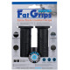 Gripy Fat grips s větší vnějším průměrem, OXFORD (černá pryž, tvrdost pryže medium, na řidítka o průměru 22 mm, pár)