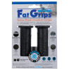 Gripy Fat grips s větší vnějším průměrem, OXFORD (černá pryž, tvrdost pryže medium, na řidítka o průměru 22 mm, pár)