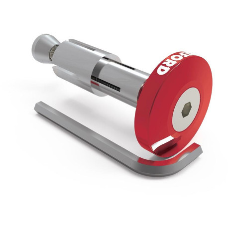 Závaží řídítek Bar Ends 2 s konusem pro vnitřní průměr 13 a 18 mm (vnější 22 a 28,6 mm), OXFORD (červené, pár)