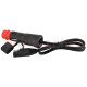 Prodloužený kabel se zásuvkou 12V standard, OXFORD (konektor SAE, délka kabelu 0,5 m)