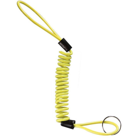 Připomínač kotoučového zámku MINDER CABLE, OXFORD (reflexní žlutý, průměr lanka 4 mm, 1 ks)