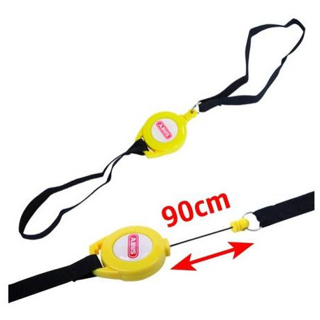 Svinovací lanko, připomínač (délka až 90 cm) Memo Roll Up Cable, ABUS