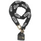 řetěz + zámek Granit Power Chain (délka 120 cm, tloušťka 14 mm), ABUS