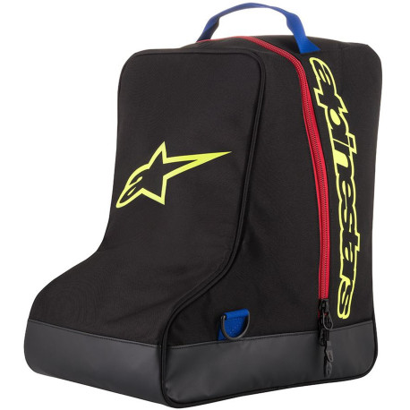 Taška na boty, ALPINESTARS (černá/modrá/žlutá fluo/červená)