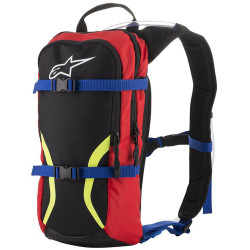 Hydrobag IGUANA, ALPINESTARS (černá/modrá/červená/žlutá fluo, celkový objem 6 l, objem hydrobagu 1,5 l) 2023