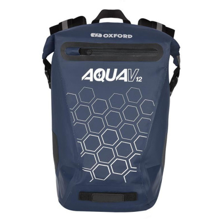 Vodotěsný batoh AQUA V12, OXFORD (tmavá modrá, objem 12 L)