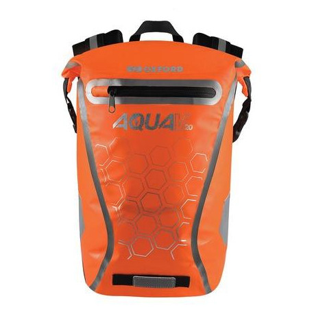Vodotěsný batoh AQUA V20, OXFORD (oranžová, objem 20 L)