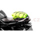 Pružná zavazadlová síť XL pro motocykly, OXFORD (38 x38 cm, černá)