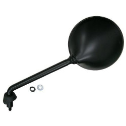 Zpětné zrcátko plastové (závit pravý M8, průměr skla 120 mm), Q-TECH, L