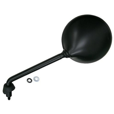 Zpětné zrcátko plastové (závit pravý M8, průměr skla 120 mm), Q-TECH, L