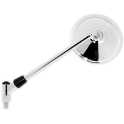 Zpětné zrcátko chromové (závit pravý M10), Q-TECH, L,P
