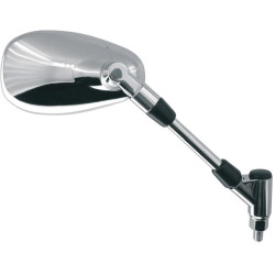Zpětné zrcátko chromové (závit levý M10), Q-TECH, P
