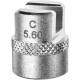 Slitinový ořech 5,6 mm pro M016-149, BIKESERVICE