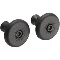 Záslepka řídítek (pro vnitřní průměr od 16 mm, mat. Technopolymer), DOMINO (2 ks, černá)