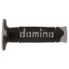 Gripy A260 (offroad) délka 120 mm, DOMINO (černo-šedé)