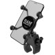 Kompletní sestava držáku pro menší telefony X-Grip se "Snap-Link Tough-Claw" upínaním na řidítka, RAM Mounts
