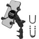 Kompletní sestava držáku X-Grip s uchycením na objímku brzdové/spojkové páčky/řidítka motocyklu, RAM Mounts