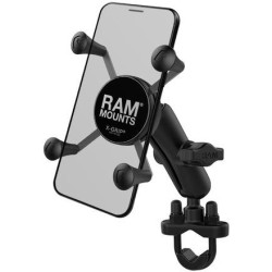 Kompletní sestava držáku mobilního telefonu X-Grip s objímkou na řidítka, RAM Mounts