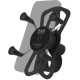 Kompletní sestava držáku pro malé telefony X-Grip se "Tough-Strap" stahovacím upínaním na řidítka, RAM Mounts