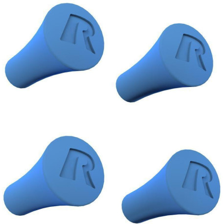 Náhradní gumové koncovky pro držáky X-Ggrip, 4ks,(modré) RAM Mounts