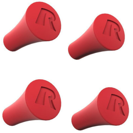 Náhradní gumové koncovky pro držáky X-Ggrip, 4ks,(červené) RAM Mounts