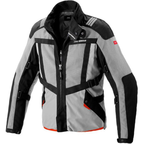 Bunda NET RUNNER H2OUT, SPIDI (černá/šedá/červená)