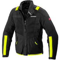 Bunda NET RUNNER H2OUT, SPIDI (černá/žlutá fluo)