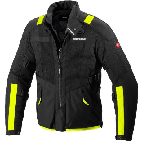Bunda NET RUNNER H2OUT, SPIDI (černá/žlutá fluo)