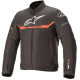 Bunda T-SPS WATERPROOF, ALPINESTARS (černá/červená fluo) 2023