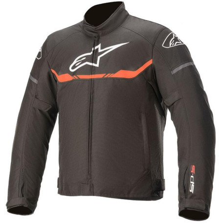 Bunda T-SPS WATERPROOF, ALPINESTARS (černá/červená fluo) 2023