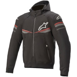 Bunda SEKTOR 2 TECH HOODIE, ALPINESTARS (černá/světlá červená) 2023