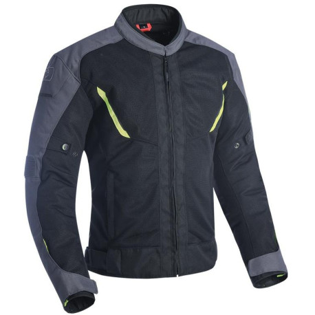 Bunda DELTA 1.0 AIR, OXFORD (černá/šedá/fluo)