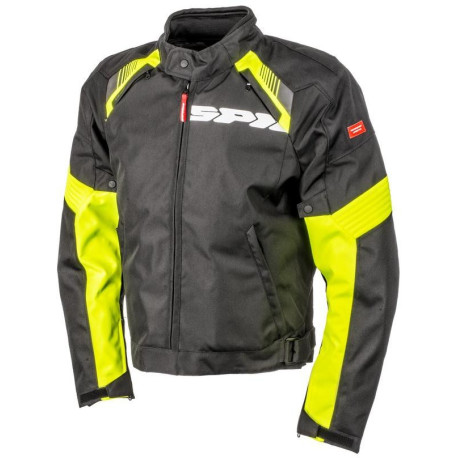 Bunda FLASH EVO H2OUT, SPIDI (černá/žlutá fluo)
